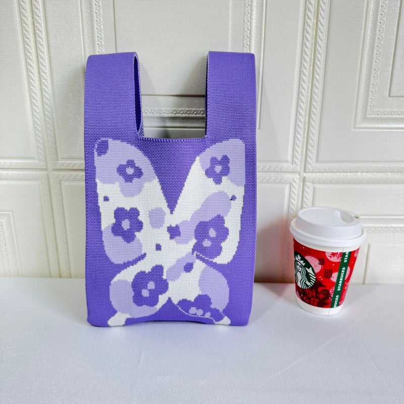 Women's Small Polyester Star Butterfly Streetwear Open