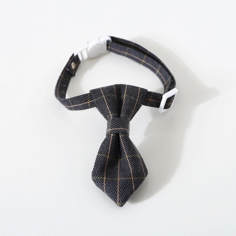 Pet  Bow Tie Tie Adjustable Cat Dog Collar Collar Bell Accessories