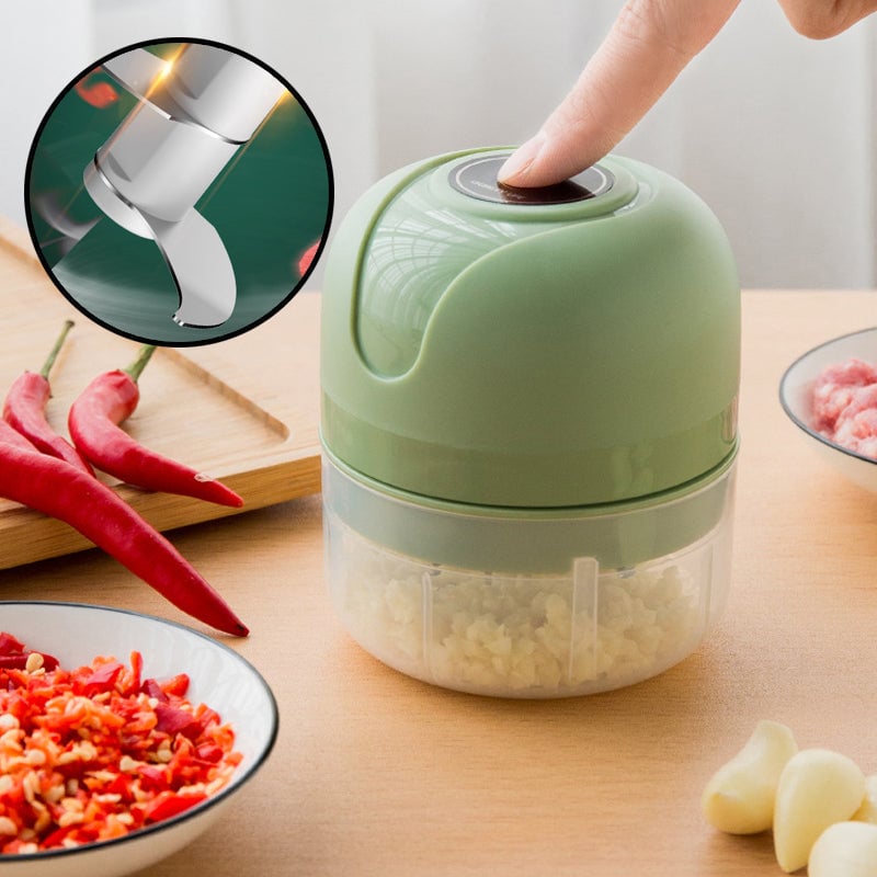 (🎁2023-kitchenware Hot Sale🎁 48% OFF)-USB Rechargebale Electric Garlic Grinder