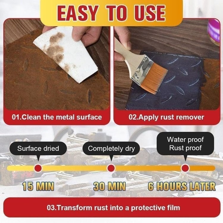 Hot sales 49%OFF✨Water-based Metal Rust Remover