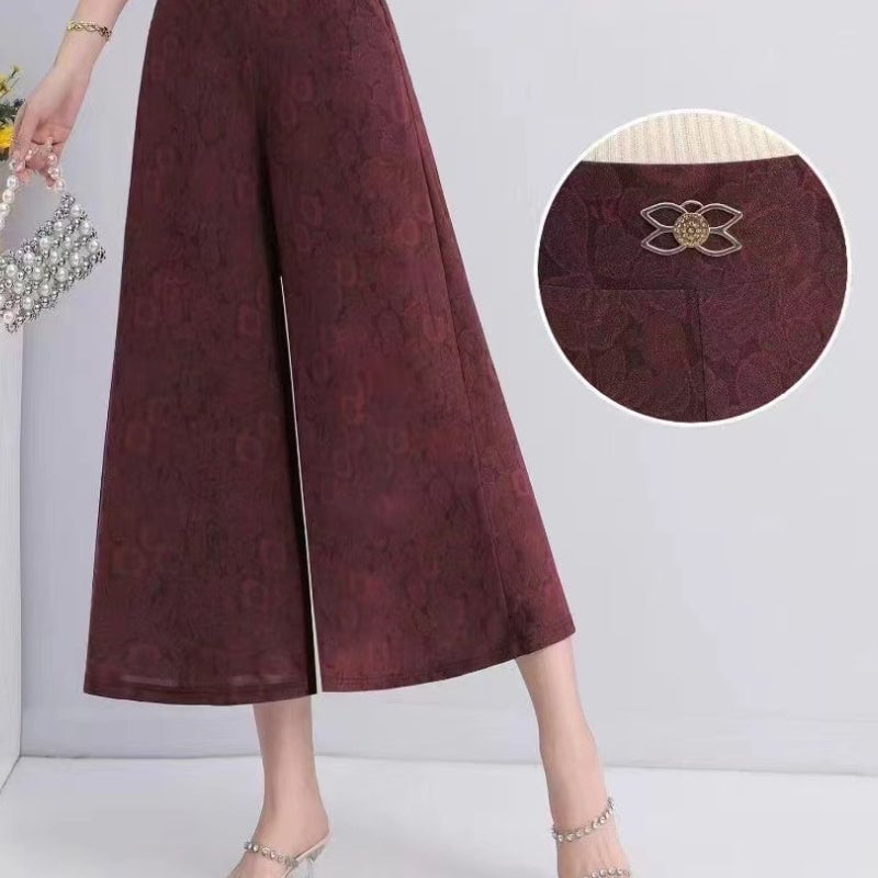 💝Women's Casual Breathable High Waist Wide Leg Pants✨