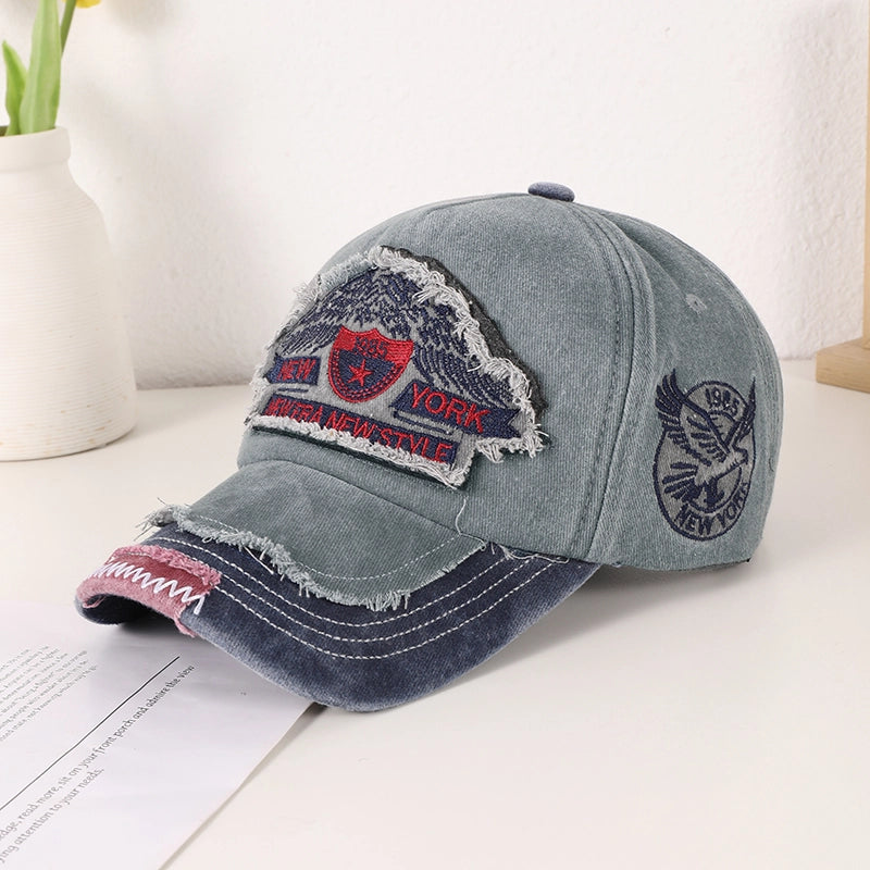 Unisex Vintage Style Classic Style Letter Embroidery Curved Eaves Baseball Cap