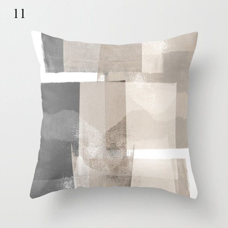 18 Cushion Cover Pillow Case Home Sofa Decor Pillowslip Waist Pillow Cover Soft