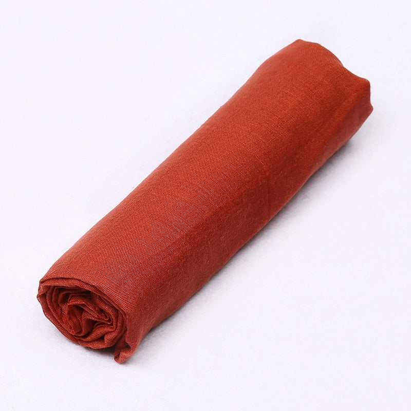 Women's Ethnic Style Solid Color Polyester Scarf