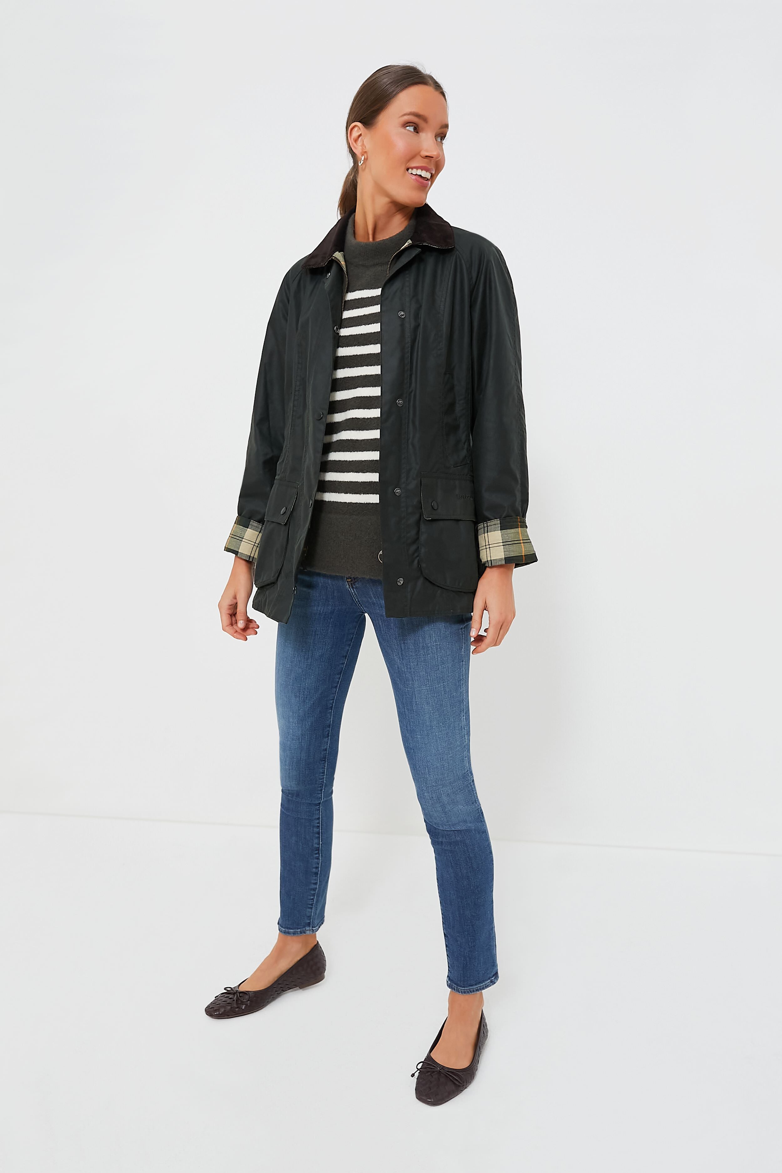 Sage Beadnell Wax Jacket