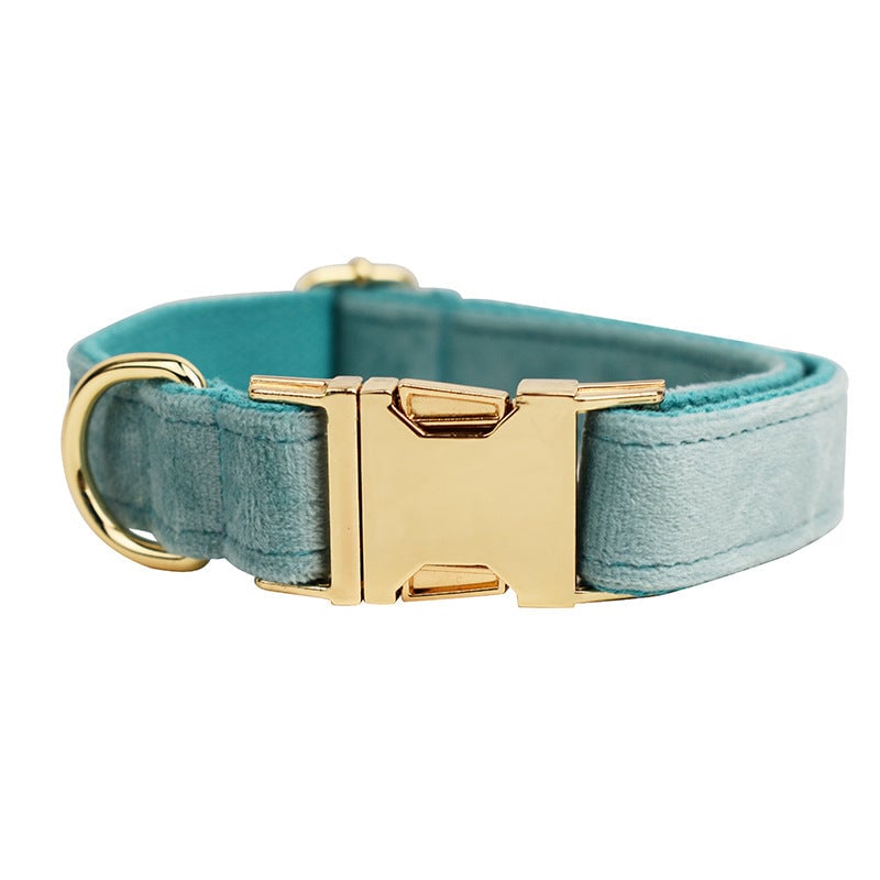 Velvet Personalized Dog Harness Collar Leash