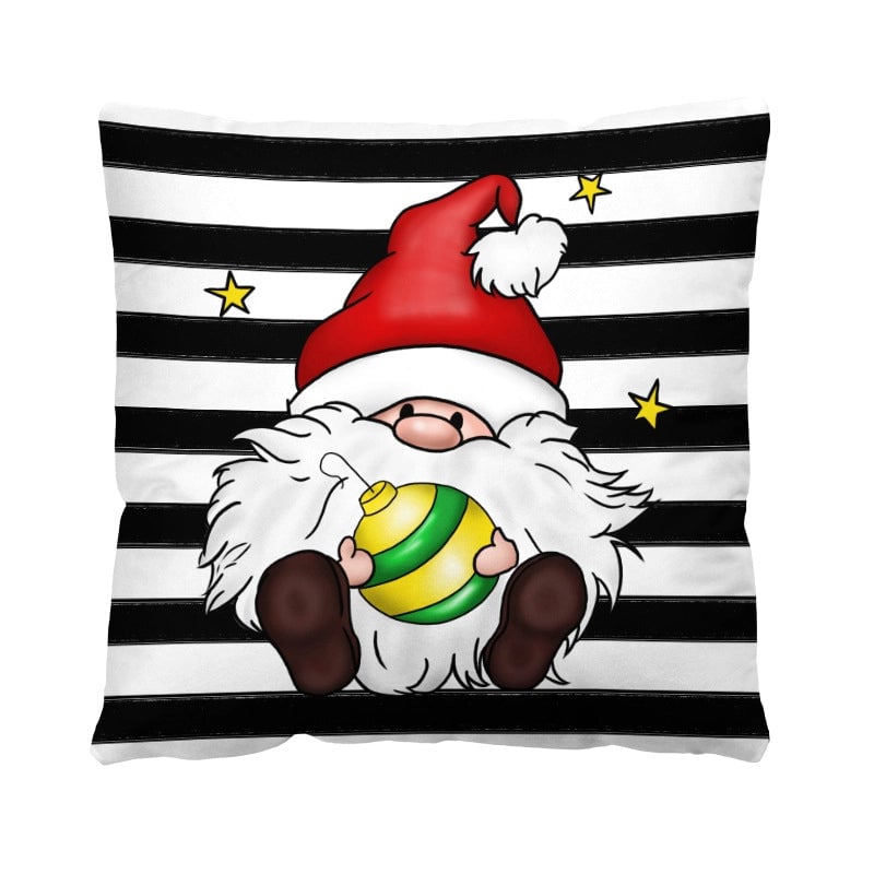 Casual Vacation Letter Short Plush Pillow Cases