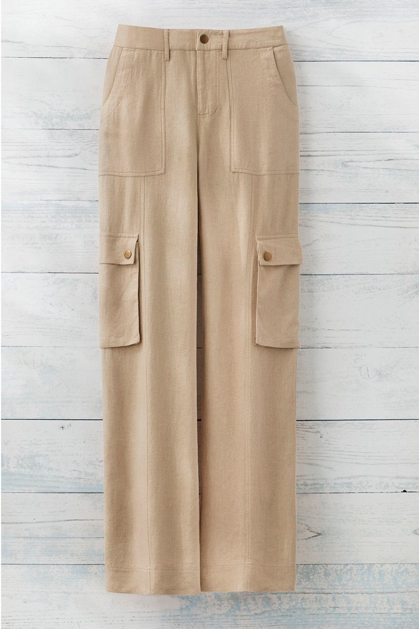 Soft-Drape Cargo Pants