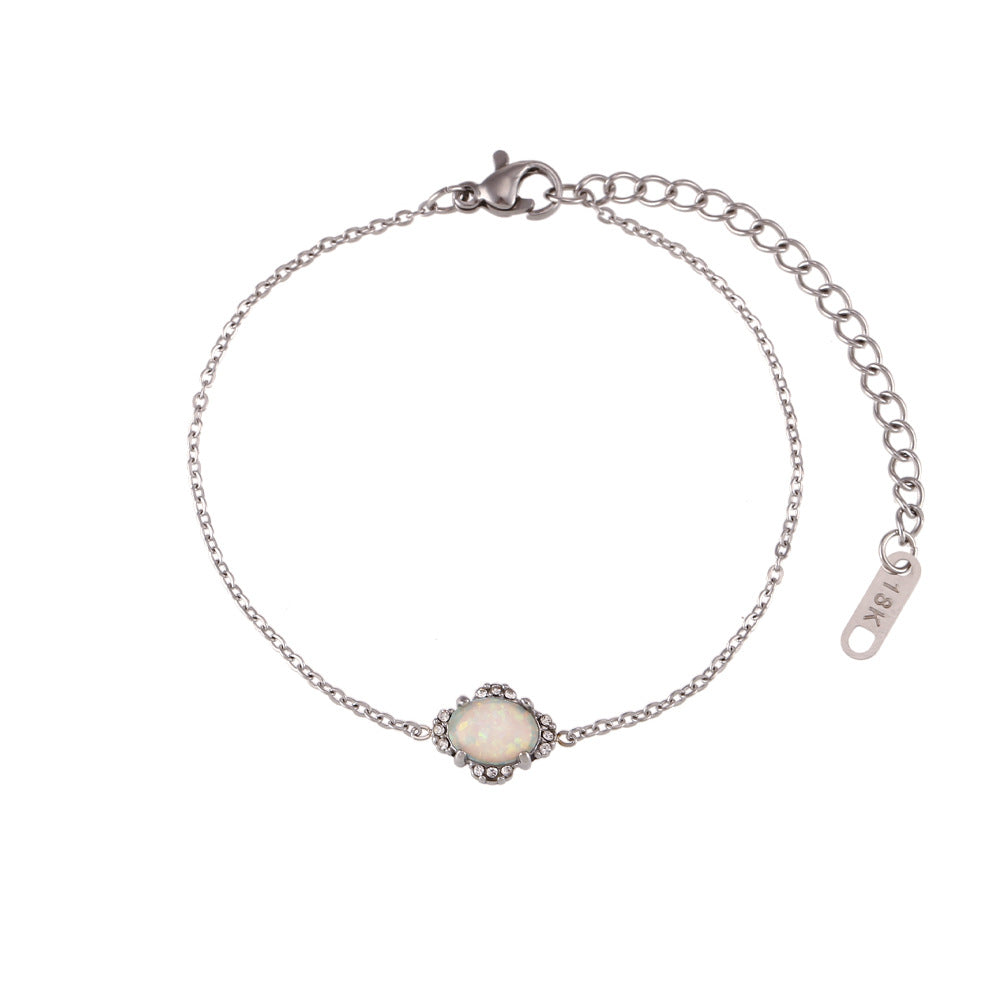 Vintage Fashion Retro Petal Stainless Steel Electroplating Jewelry Sets