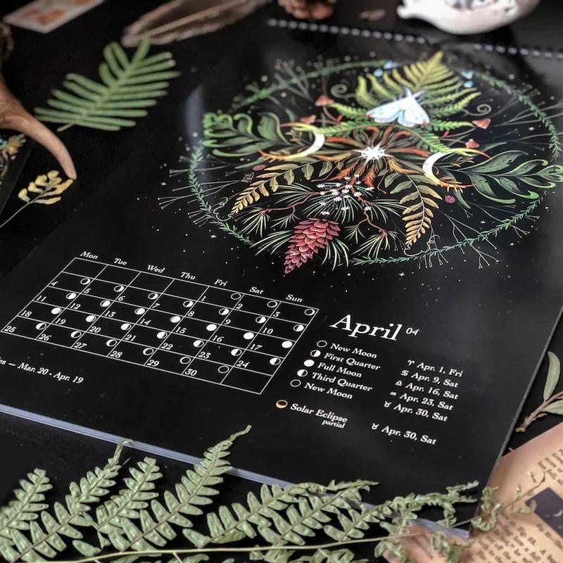 🔥 BIG SALE - 48% OFF 🔥🔥2023 Dark Forest Lunar Calendar