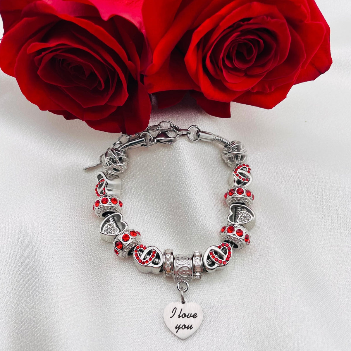 I Love You Bracelet - Stainless Steel