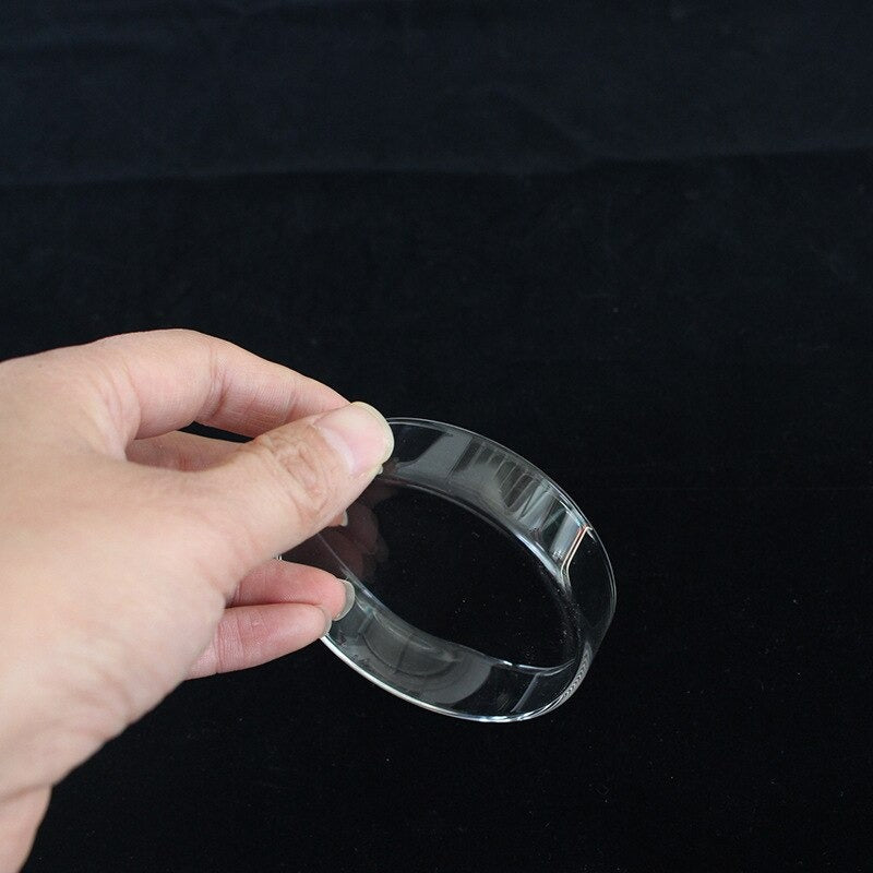 Shrimp Clear Glass Feeding Bowl For Aquarium