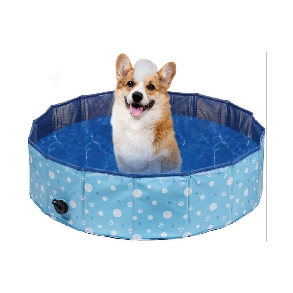 Pet Pool 120cm*30cm XL Blue Circle