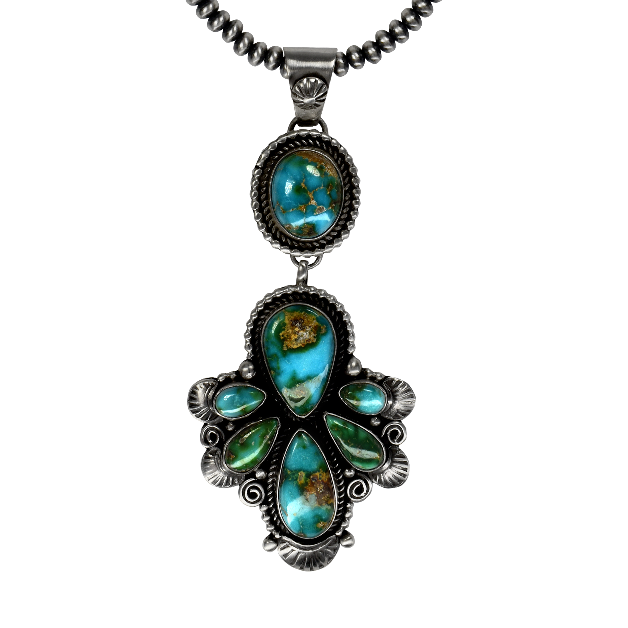Sonoran  Seven Stone Pendant with Chain