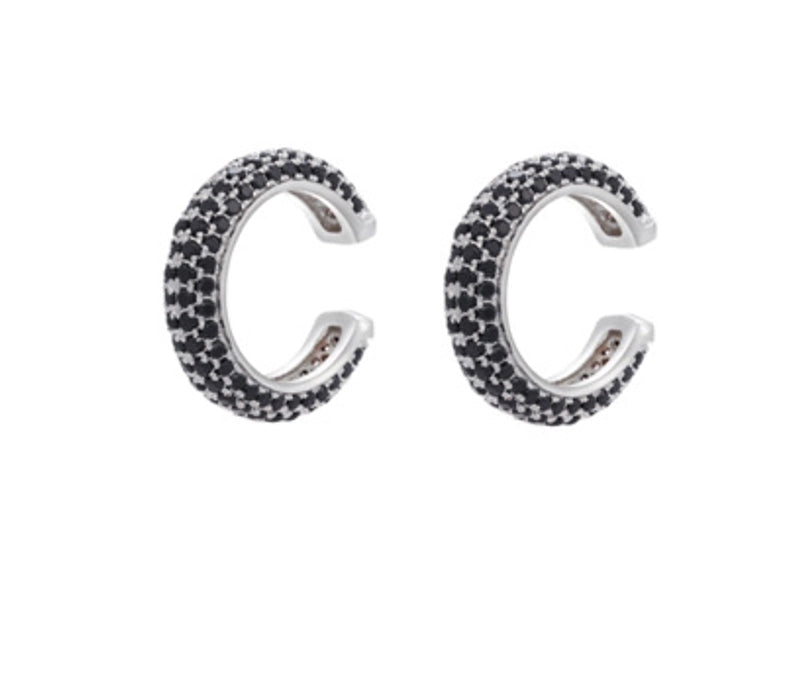 Fashion Geometric Plating Copper Zircon Copper Earrings