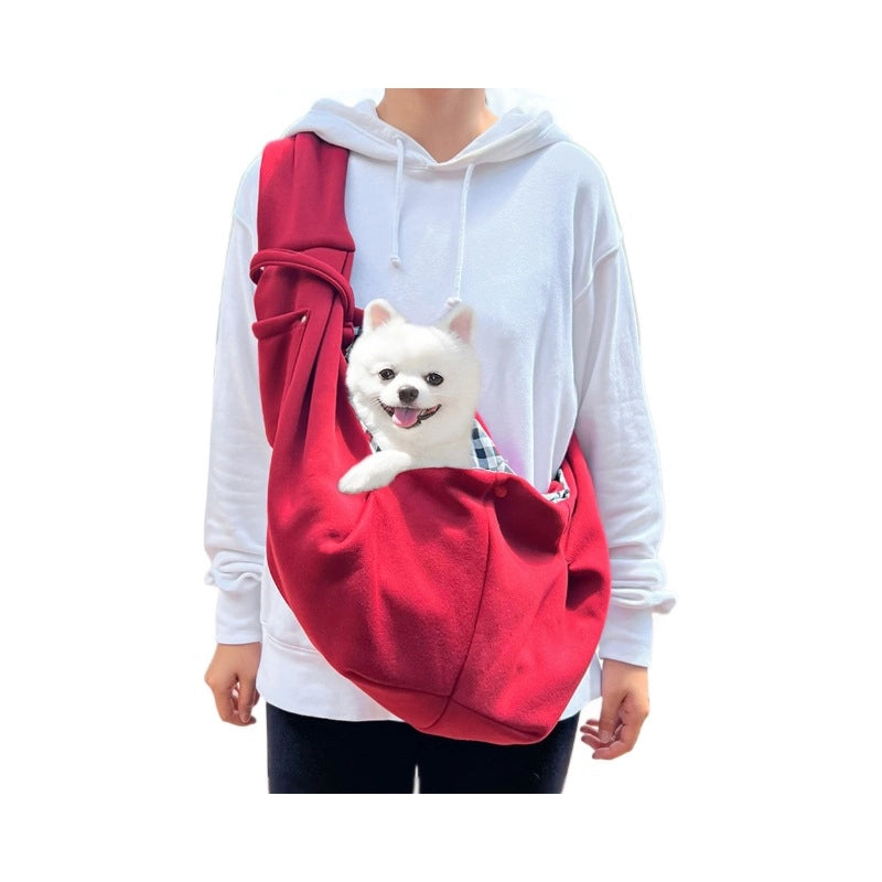 Minimalist Polyester Solid Color Pets Backpack