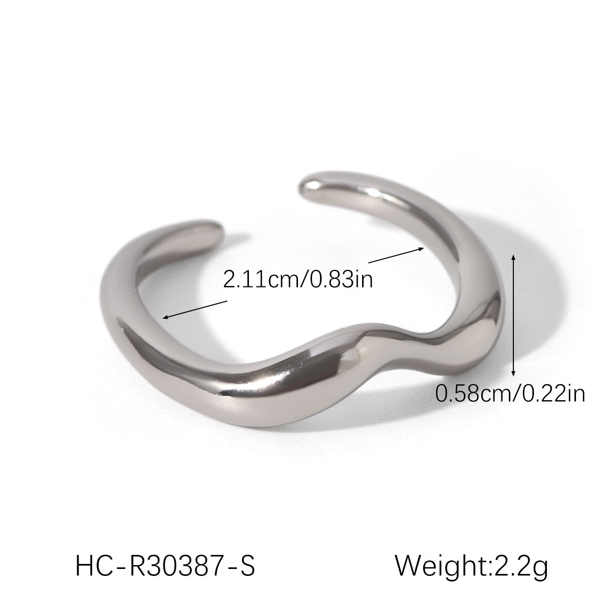 Stainless Steel Diamond Ring Stacking Ring Titanium Steel Bracelet Women