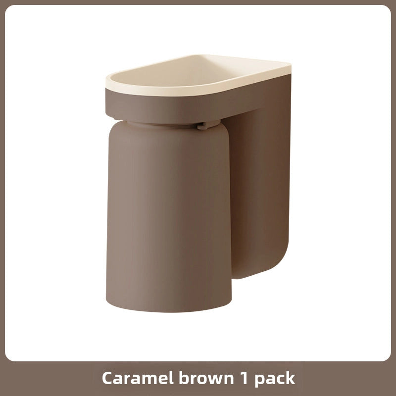 Wash Cup Wall-mounted Toothbrush Holder Punch-free Toothbrush Cup Suit Wall-mounted Household Toothbrush Holder Storage Rack