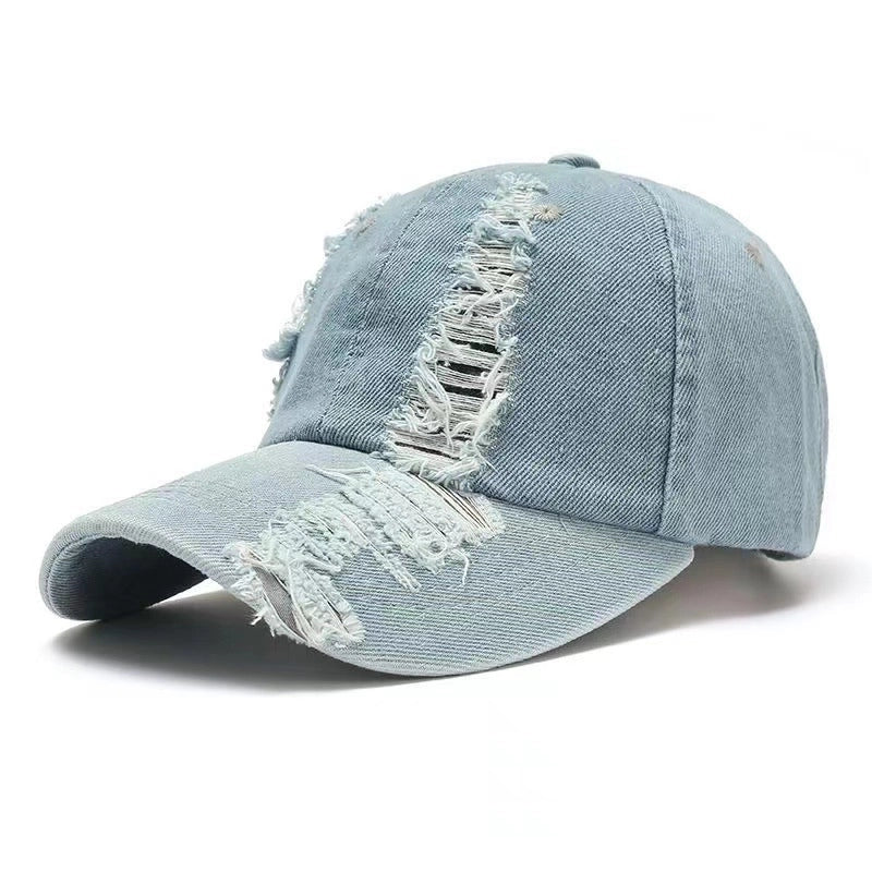 Men's Hip-hop Retro Solid Color Curved Eaves Baseball Cap
