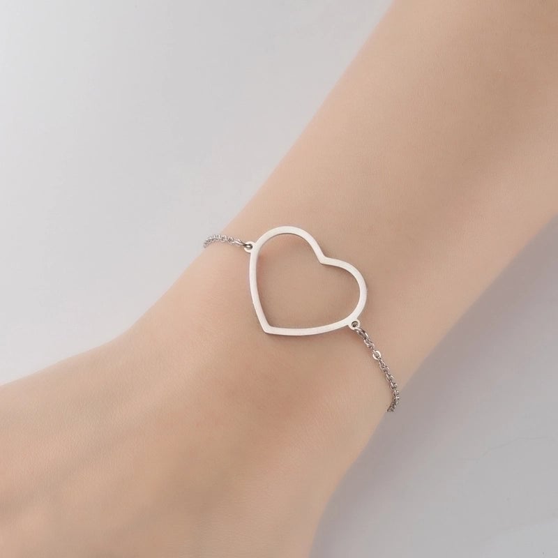 Fashion Leaf Star 201 Stainless Steel 18K Gold Plated Bracelets In Bulk