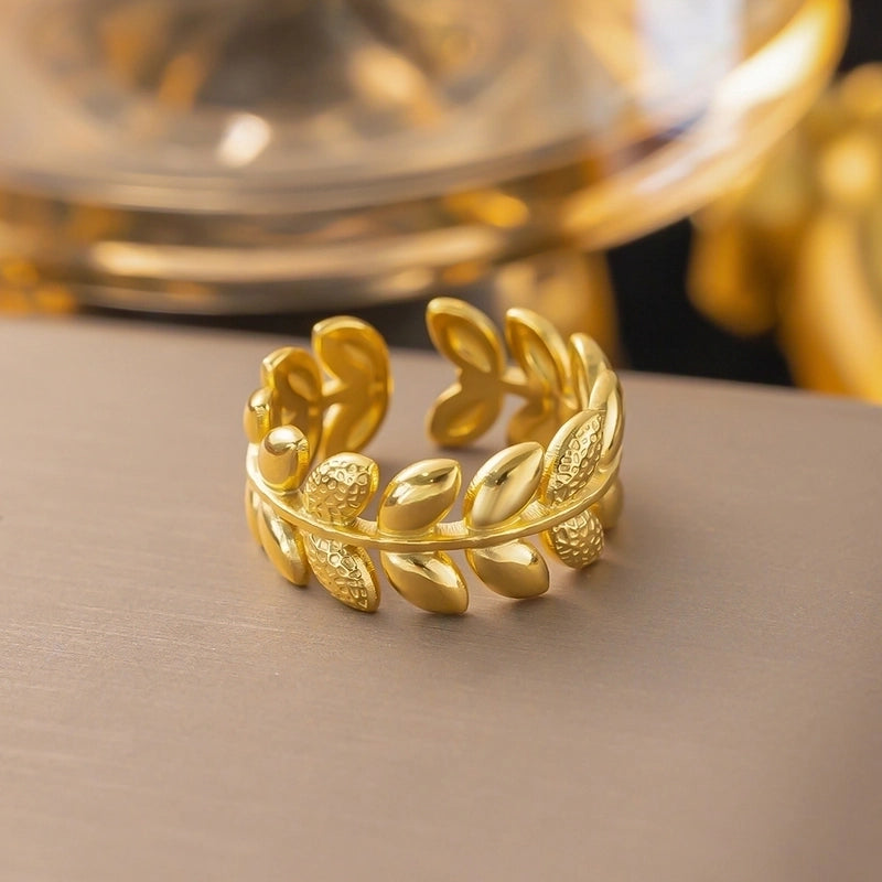 Sweet Bow Knot Titanium Steel Plating Rings