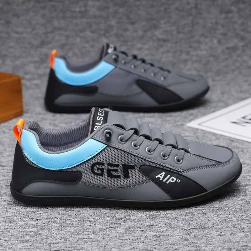 flats Men's Shoes Brand Male Sneakers Outdoor Comfortable Falt Walking Shoes 2024 Fashion Lightweight Trainers Student Footwear