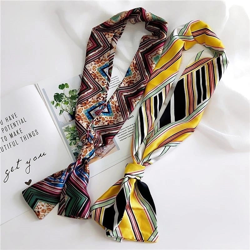 Fashion Double-sided Wild Small Scarf Professional Scarf