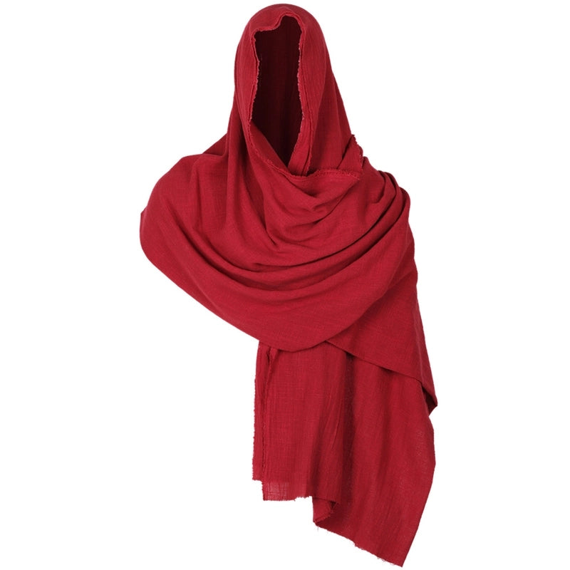 Medieval Cotton Scarf Costume Renaissance Belt Hood Poncho Halloween Pirate Explosions
