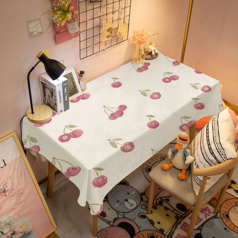 Minimalist Cartoon Plush Tablecloths