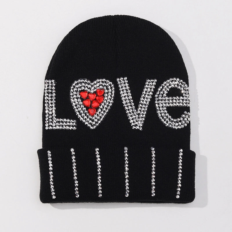 Unisex IG Style Love Letter Eaveless Beanie Hat