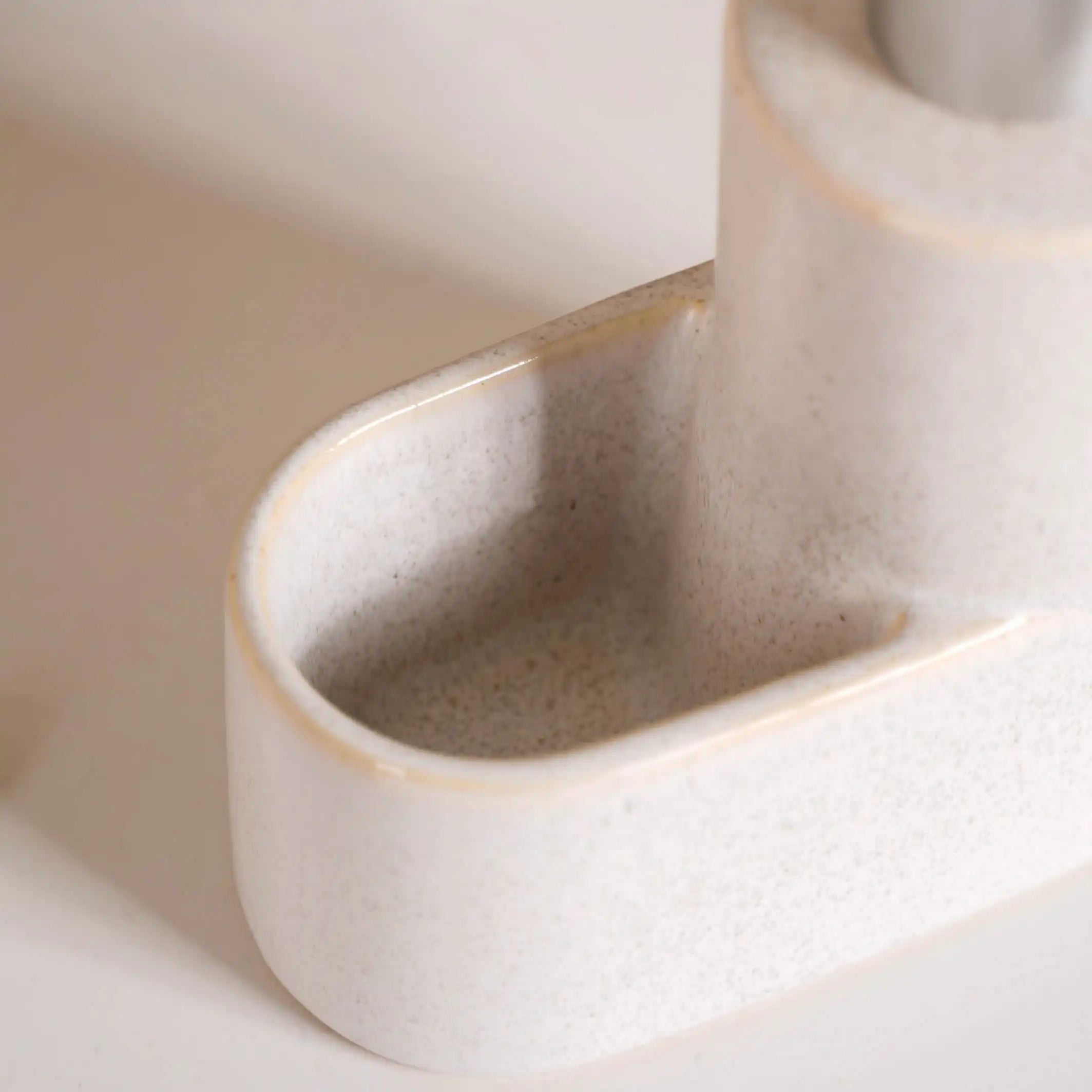 Ceramic Soap Dispenser With Stand