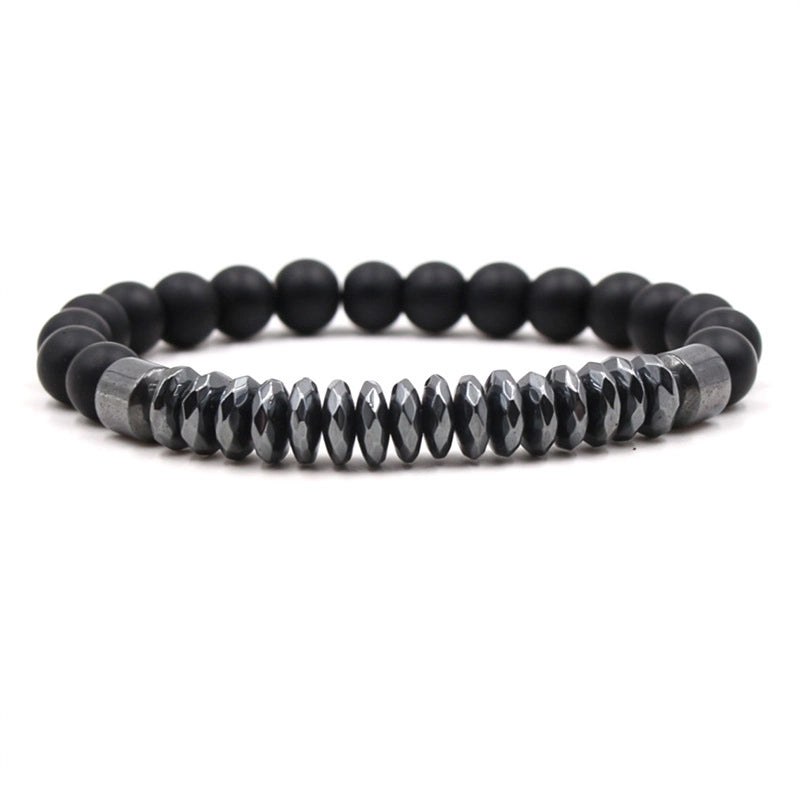 Minimalist Geometric Natural Stone Beaded Bracelets 1 Piece