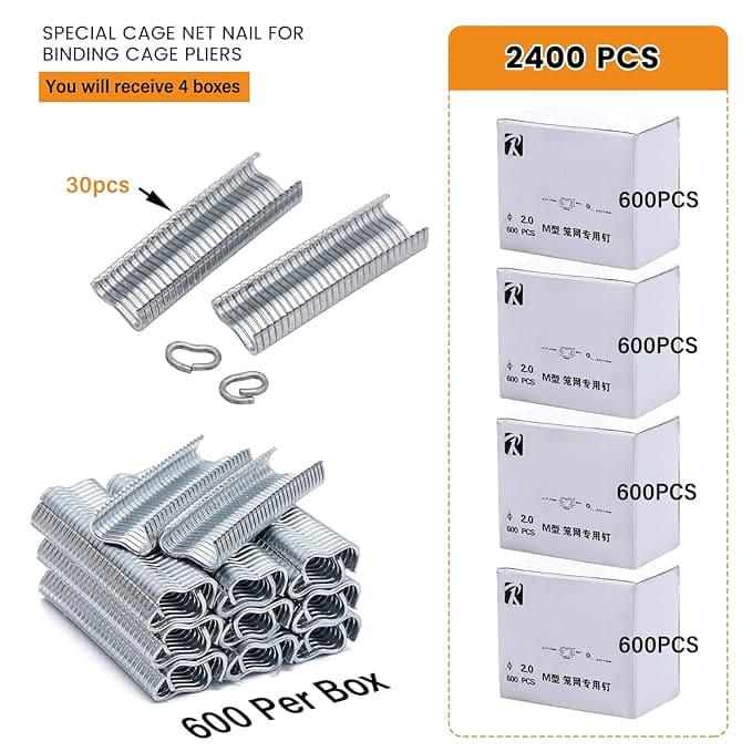 RING PLIERS KIT WITH 1200 NAILS