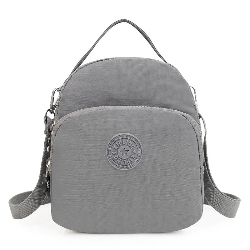 Women's Small Oxford Cloth Solid Color Classic Style Square Zipper Handbag