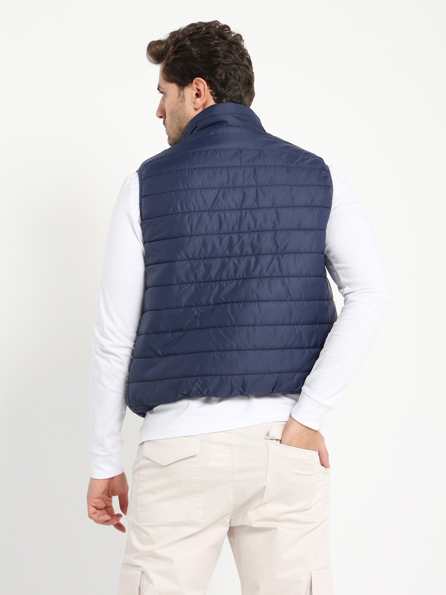 Textured Puffer Vest