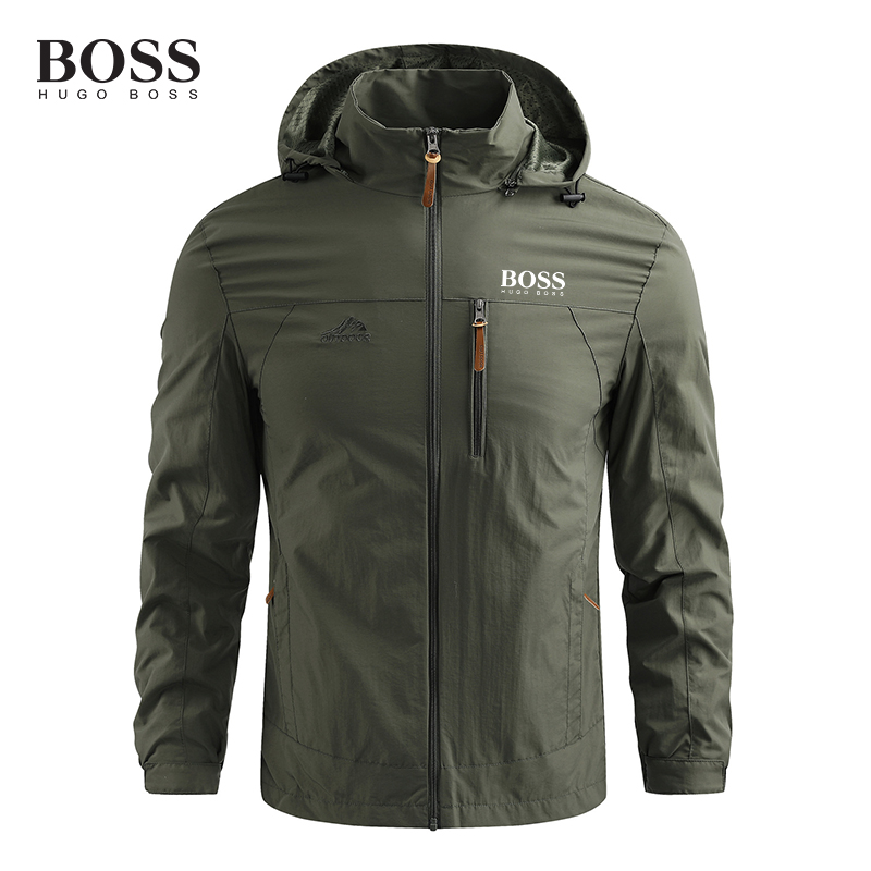 BOSS Men-s Casual Waterproof Jacket