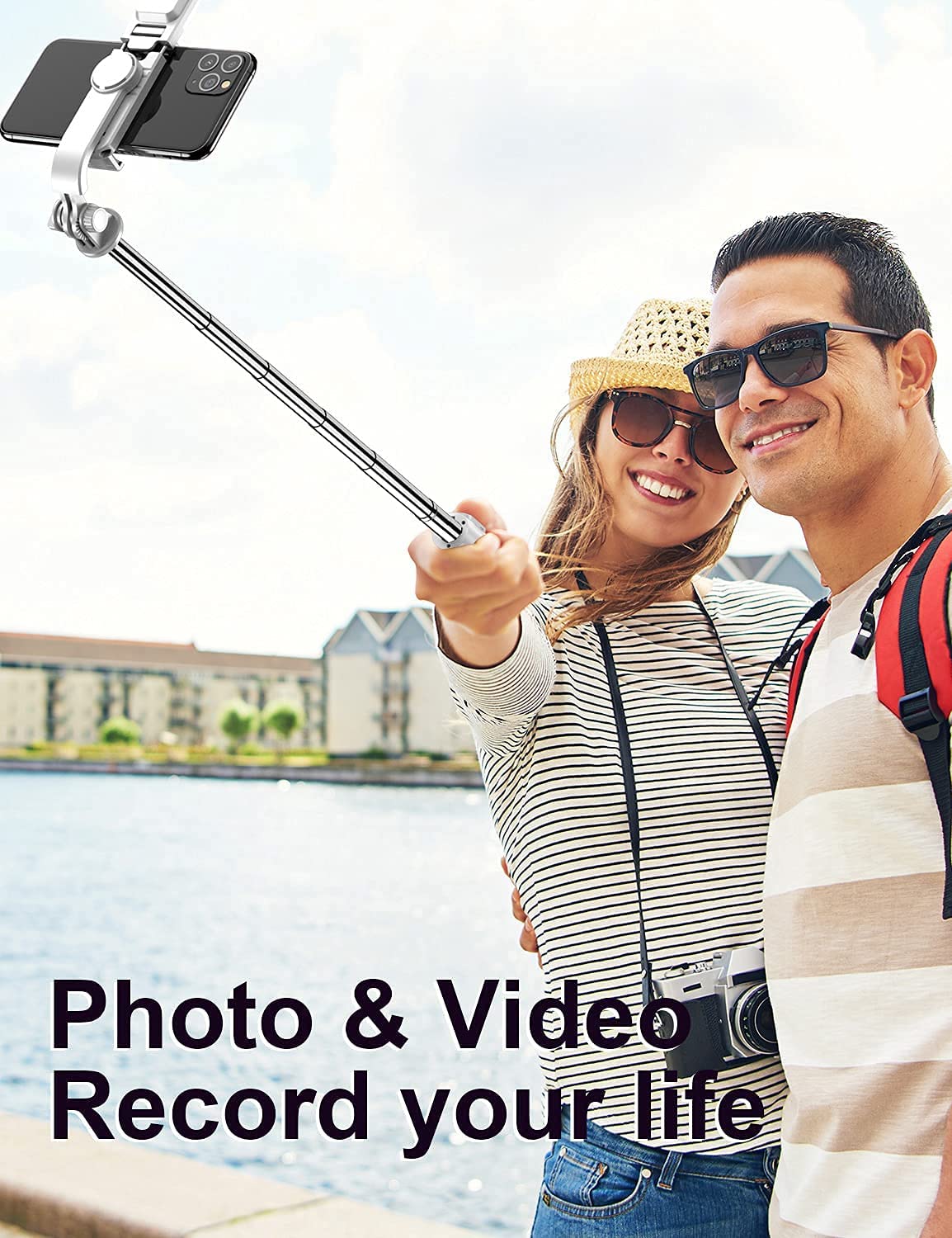HOT SALE🔥2024 New Portable Wireless Bluetooth Selfie Stick