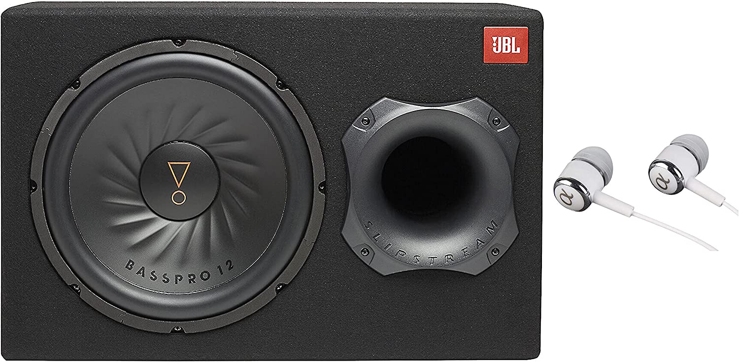 JBL GT-BassPro12 12-Inch (300mm) Car Audio Powered Subwoofer System, black