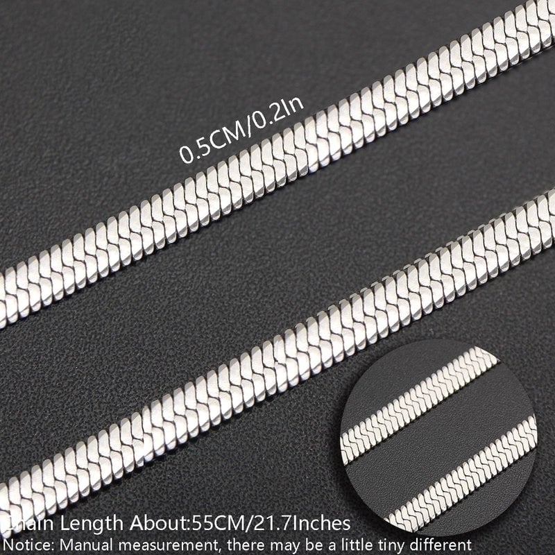 Minimalist Solid Color 304 Stainless Steel White Gold Plated Gold Plated Chain Necklace