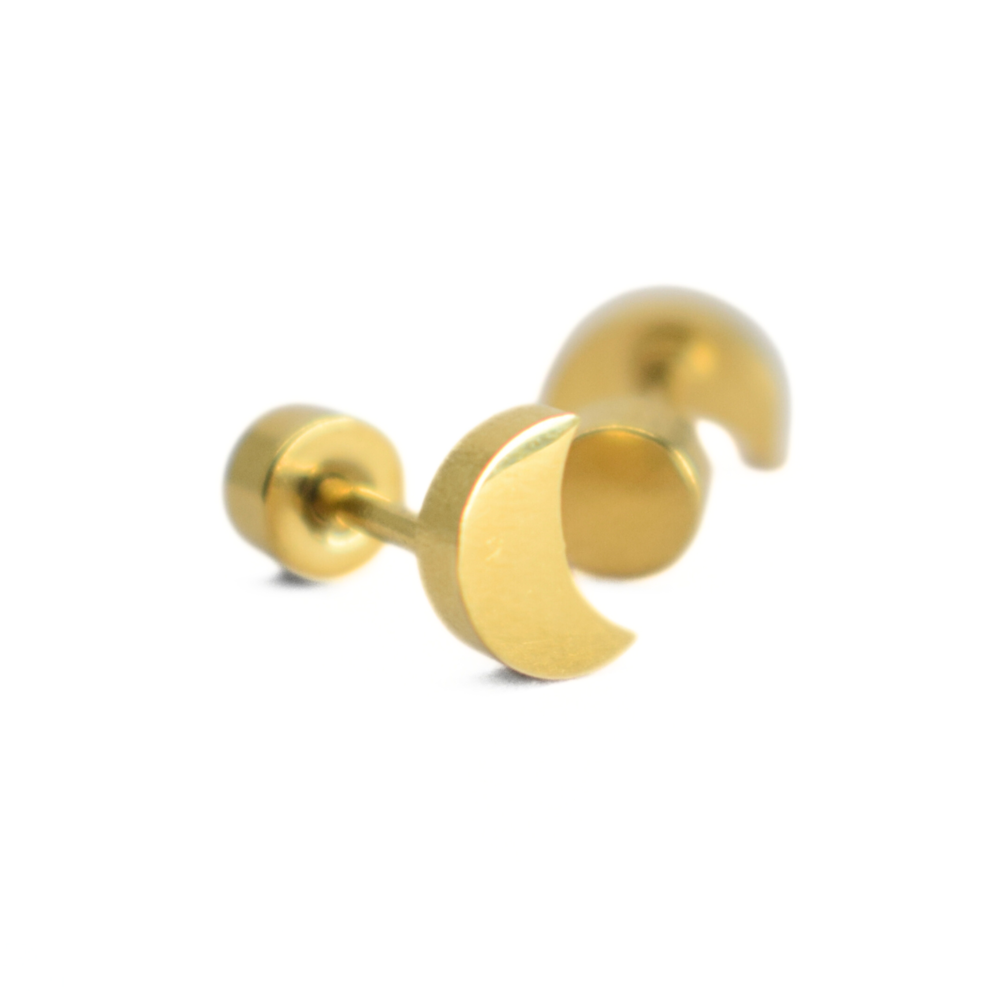 Baby moon studs - Gold