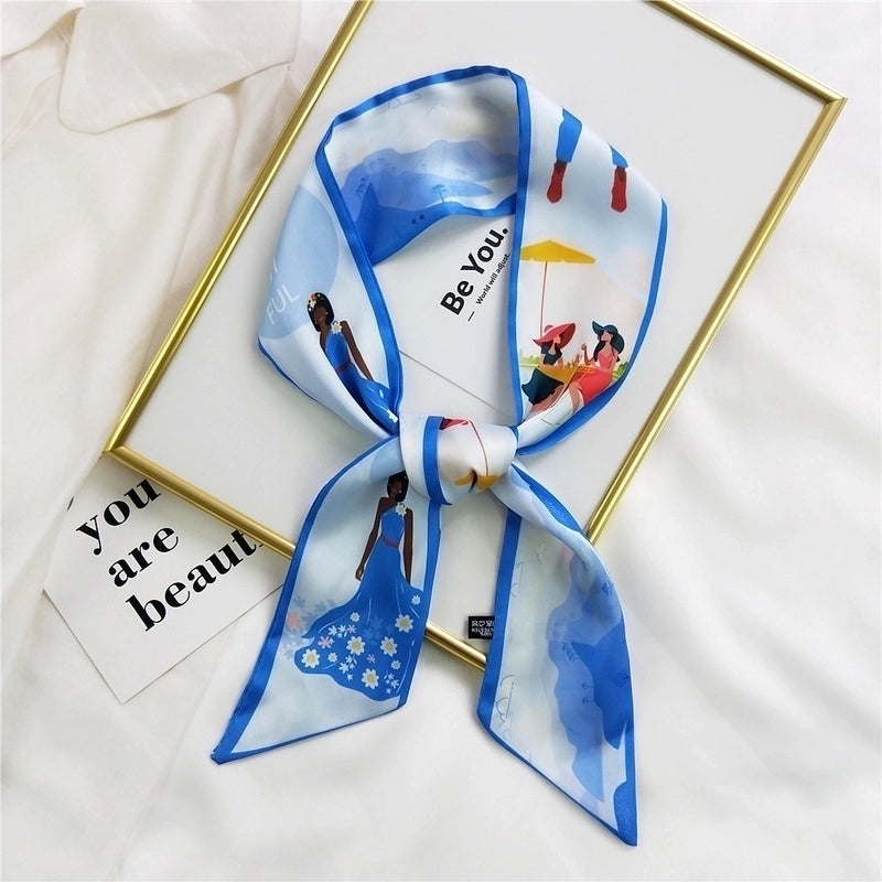 Fashion Silk Scarf Hair Tie