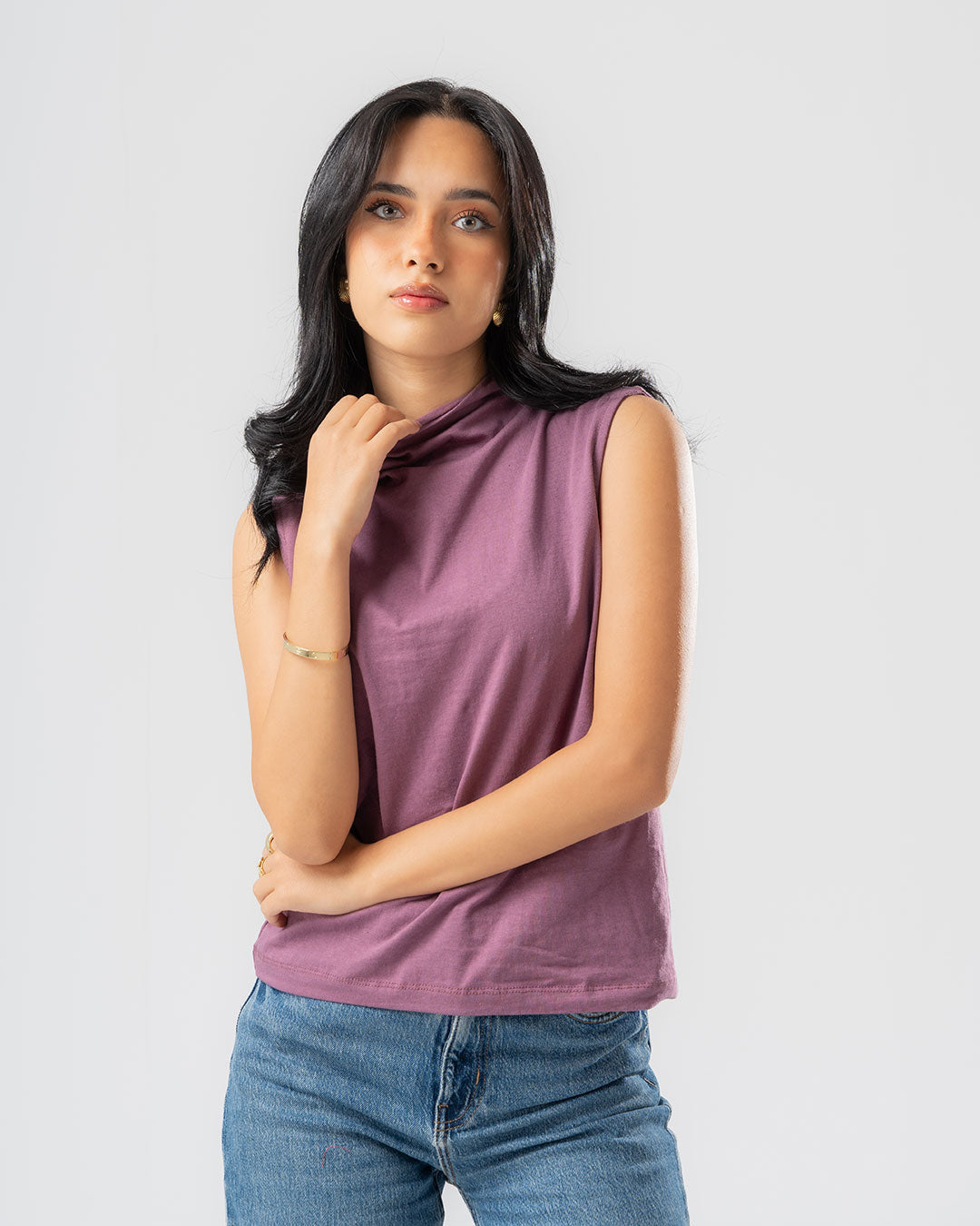 Women's Sleeveless T-shirt Plain