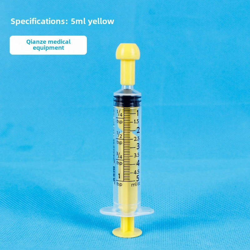 Colorful Disposable Small Size Plastic Syringe Feeder For Livestock 5ml 10ml Pet Feeding Tool Durable Lightweight Easy To Use