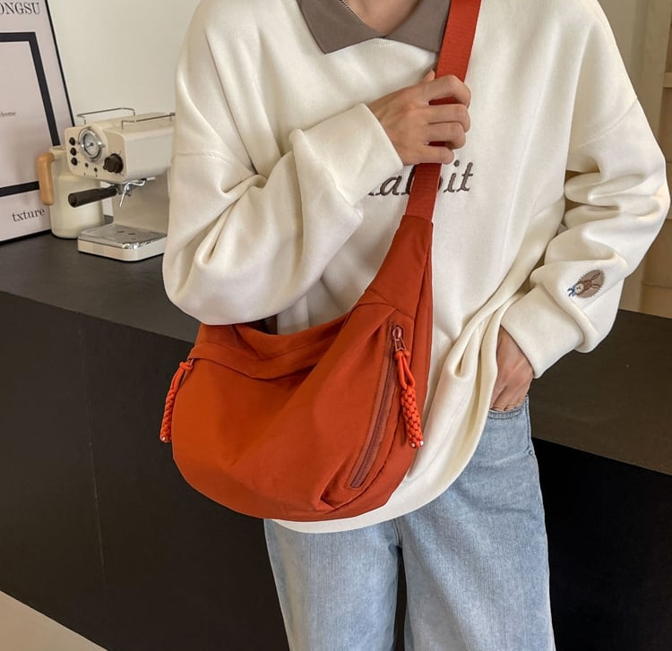 🎉Limited Offer Just ￡9.98😍Designer Direct Sales👜Women's Fashion Plain Colour Crossbody Hobo Bag