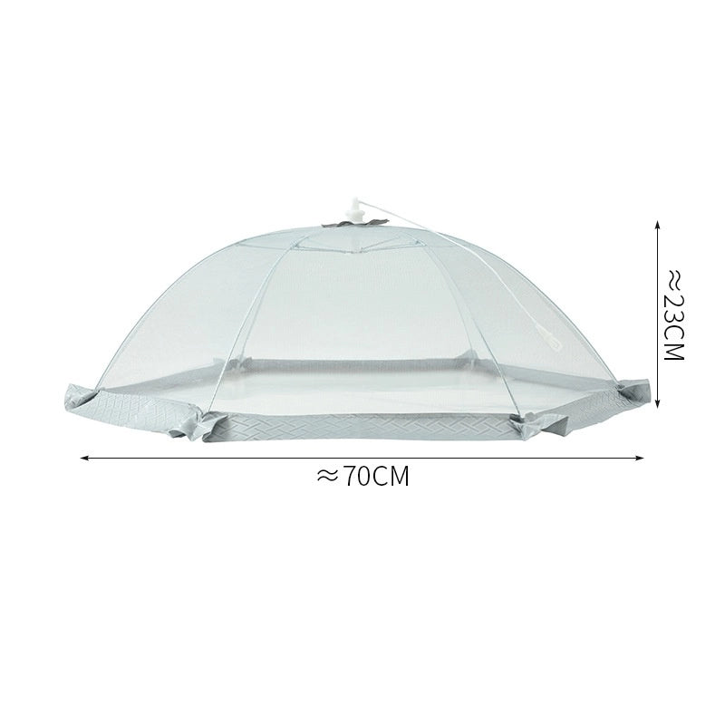 Minimalist Solid Color Polyester Food Cover