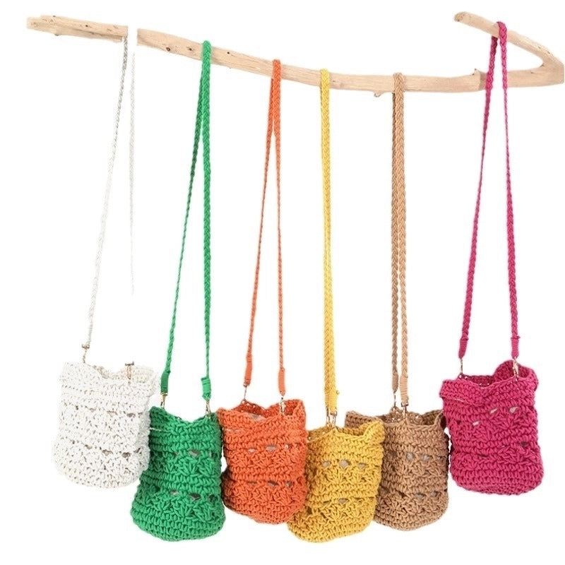 Women's Small All Seasons Polyester Solid Color Cute Magnetic Buckle Bucket Bag