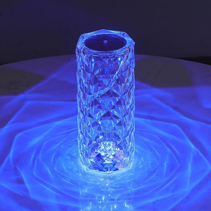 🔥 BIG SALE - 47% OFF🔥16 Colors Rose Rays Crystal Diamond Table Lamp