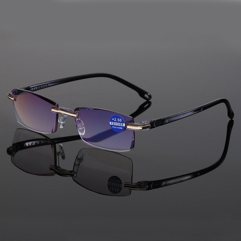 🔥HOT SALE 🔥 Sapphire High Hardness Anti-blue Progressive Far And Near Dual-Use Reading Glasses 🔥Buy 2 get Extra 10% OFF