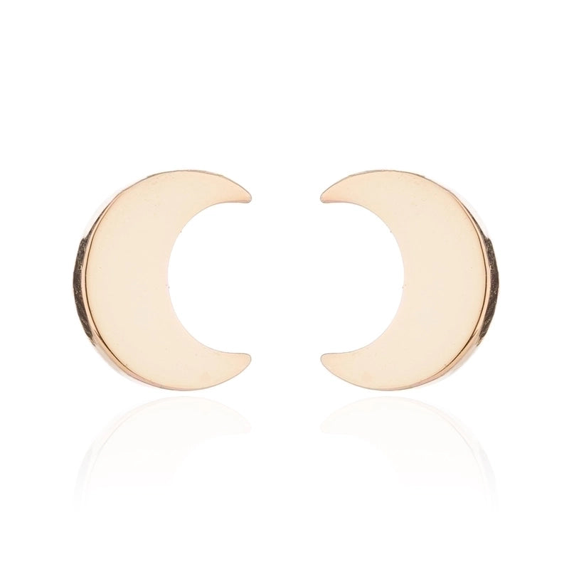 Minimalist  Geometric 304 Stainless Steel No Inlaid 18K Gold Plated Ear Studs