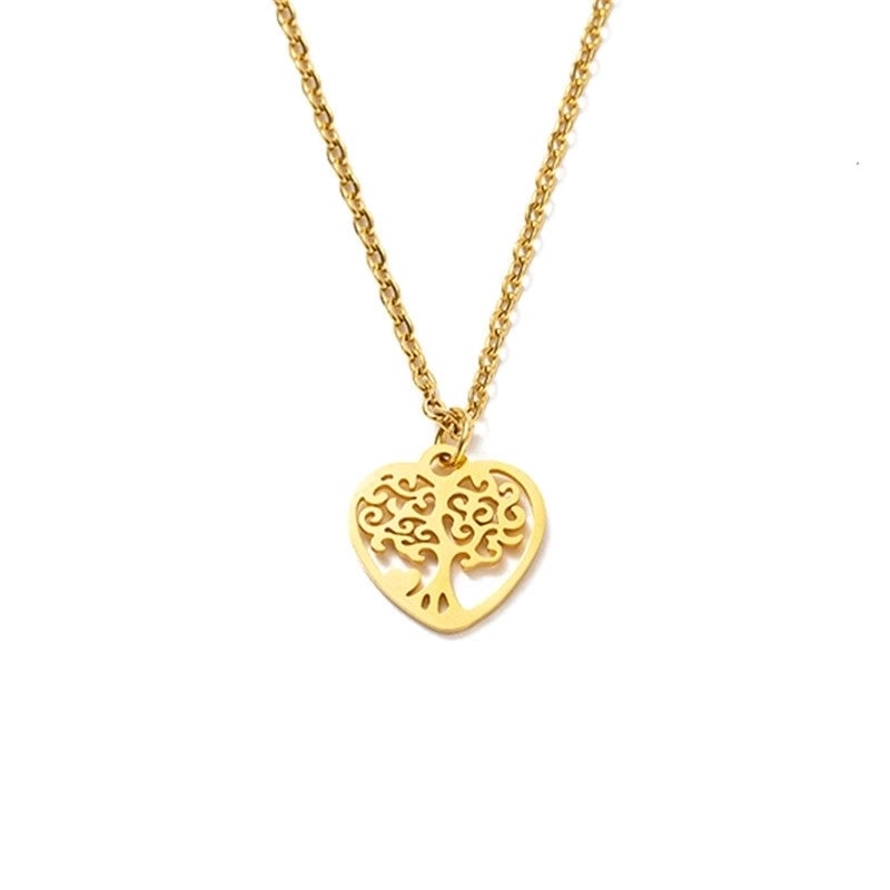 Fashion Heart Stainless Steel Necklace